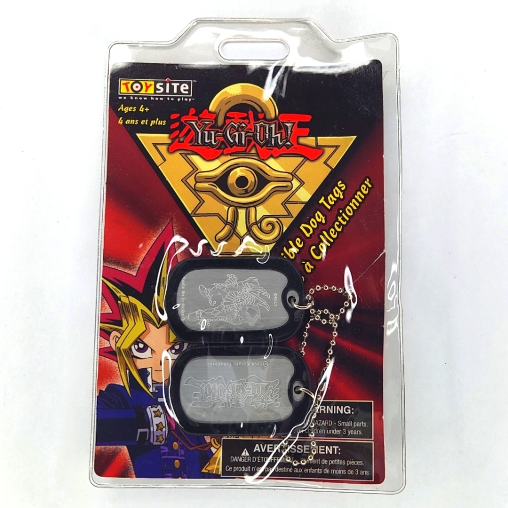 Vintage Yu-Gi-Oh Exodia the Forbidden One Dog Tag 1996 yugioh